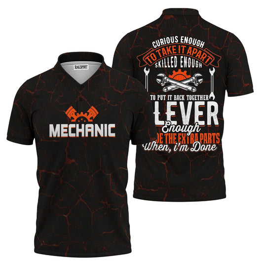 Joycorners Custom Name Funny Mechanic Shirt Curious Enough To Take It Apart Mechanic Jacket Hoodie PT2609