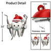 Joycorners Custom Name Dentist Ornament, Christmas Gift for Dentist1 2D Flat LM2111