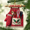 Joycorners Custom Name Baker Ornament, Christmas Gift for Baker Lover 2D Flat LM2211