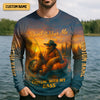 Joycorners Don't Bobber Me Fishing Shirt, Bigfoot Fishing Shirt, SPF Long Sleeve Shirts, Presents For Fishermen