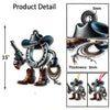 Joycorners Custom Name Cowboy Ornament, Cowboy Christmas Gift 2D Flat LM2111