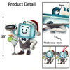 Joycorners Custom Name Barista Ornament, Bartender Christmas Gift 2D Flat LM2111