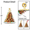 Joycorners Custom Name Hamburger Ornament, Hamburger Lover Christmas Gift 2D Flat LM2111