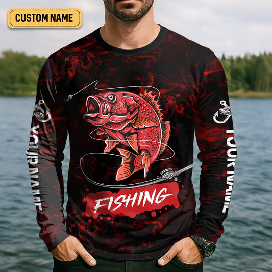 Joycorners He’s the Master Baiter & I’m the Dirty Hooker SPF Shirts, Fishing Shirts For Men, Fisherman Gift