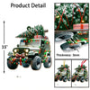 Joycorners Custom Name Jeep Ornament, Christmas Gift for Jeep Lover15 2D Flat LM2111