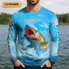 Joycorners I Love It When She Tugs On My Worm And Swallows Blue Fishing Shirt, SPF Shirt For Men, Men's Fishing Shirt