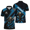 Joycorners Personalized Mechanic Shirt, Skull Engine Piston Wrench Lighting Design, Mechanic Uniforms, Gift For Men PT2609