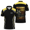 Joycorners Personalized Mechanic Shirt, Mechanic Caution Flying Tools And Offensive Language Likely, Mechanic Uniforms, Gift For Men PT2609