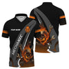 Joycorners Personalized Mechanic Shirt, Skull Wrenches Flame Design, Mechanic Uniforms, Gift For Men PT2609