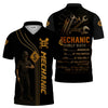Joycorners Personalized T-Shirt Mechanic Hourly Rate Skull Looking Watch Design Shirt for Mechanics PT2609