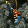 Joycorners Diving Couple Home Decor, Christmas Ornament, Personalized Ornament 2D Flat LM2111