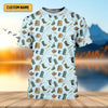 Joycorners Fishing Tools Custom Fishing Shirt, Performance Fishing Shirts, SPF Shirt For Men, Fishing Gifts For Men