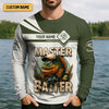 Joycorners Master Baiter SPF Shirts, Long Sleeve Sun Shirt, Fishing Shirts For Men