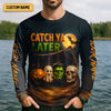 Joycorners Catch Ya Later Fisherman Outfit, Long Sleeve Fishing Shirts, Mens Casual Shirts