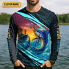 Joycorners King Of The Deep Swordfish Fishing SPF Shirt For Men, Fishing Gifts For Men, Men's Fishing Shirt
