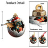 Joycorners Custom Name Dragon Ornament, Christmas Gift for Dragon Lover5 2D Flat LM2211