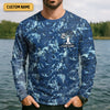 Joycorners I Just Hold My Rod Wiggle My Worm And Bam! She's On It Funny Fishing Shirt, SPF Shirt For Men, Gift For Fisherman