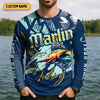 Joycorners Marlin Fishing, Chase The Marlin - Catch The Dream SPF Shirts, Fishing Shirts For Men, Fisherman Gift
