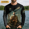 Joycorners Never Underestimate An Old Man With A Fishing Rod SPF Shirts, Fishing Shirts For Men, Funny Fisherman Gift