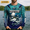 Joycorners Bass Fishing UPF Shirts, Long Sleeve Sun Shirt, Camo Long Sleeve Shirt, Fishing Shirts For Men