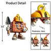 Joycorners Custom Name Builder Ornament, Builder Christmas Gift 2D Flat LM2111