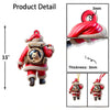 Joycorners Custom Name Santa and Pet Ornament, Pet Lover Christmas Gift 2D Flat LM2111