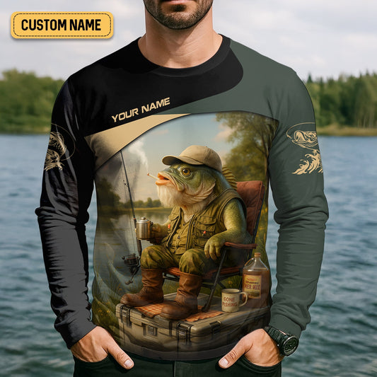 Joycorners I Just Want To Go Fishing And Ignore Old Man Problem SPF Shirts, Fishing Shirts For Men, Fisherman Gift