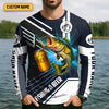 Joycorners A Fish Or A Buzz I'm Catching Something Funny Fishing Shirt, Fishing And Beer SPF Shirt For Men