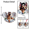 Joycorners Custom Name German Shepherd Ornament, Dog Christmas Decoration 2D Flat LM2111