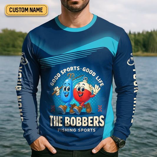 Joycorners The Best Days Are Spent Fishing, The Bobber Fishing Sports, SPF Shirt For Men, Fishing Shirts For Men