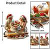Joycorners Custom Name Baker Couple Ornament Ornament, Lover Christmas Gift 2D Flat LM2111