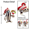 Joycorners Custom Name Bartender Ornament, Barista Christmas Gift 2D Flat LM2211