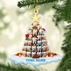 Joycorners Custom Name Dentist Ornament, Christmas Gift for Dentists 2D Flat LM2211
