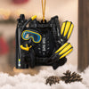 Joycorners Diving Lover, Home Decor, Christmas Ornament, Personalized Ornament3 2D Flat LM2111
