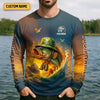 Joycorners Professional Master Baiter Sunset Fishing UPF Shirts, Fisherman Outfit, Presents For Fishermen
