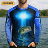 Joycorners Jesus Made Me A Fisherman SPF Long Sleeve Shirts, Jesus Fishing Shirt, Fishing Shirts For Men