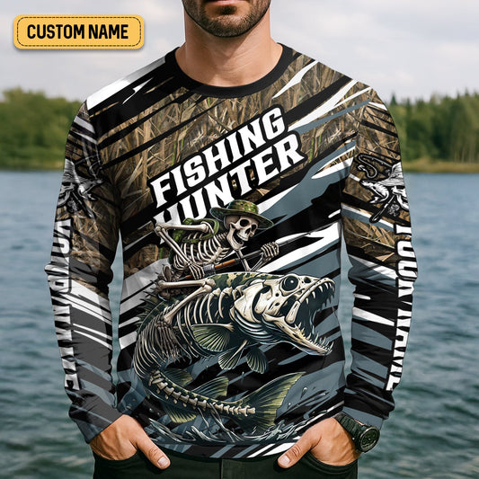 Joycorners Fishing Hunter Camo Fishing Shirt, UV Protection Shirt, Presents For Fishermen