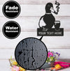 Maxcorners Personalized Funny Duck Metal Sign WITH LED/WITHOUT LED – Unique Hunting Lodge Wall Decor, Gift for Hunters MT0110