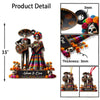 Joycorners Custom Name Mexican Couple Ornament, Mexican Couple Christmas Gift 2D Flat LM2111