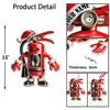 Joycorners Custom Name and Photo Fire Fighter Ornament, Fire Fighter Christmas Gift 2D Flat LM2111