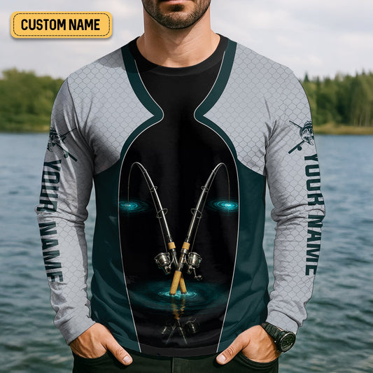 Joycorners I Love It When She Bends Over Fishing Shirt, SPF Shirt For Men, Funny Fishing Shirt