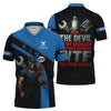 Joycorners Personalized Mechanic Shirt, Even The Devil On My Shoulder Somtimes Whispers WTF Are You Up To Now, Gift For Men PT2609