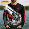 Joycorners Eat Sleep Fish Repeat Water Splash Fishing UPF Shirts, Fisherman Gift, Fishing Shirts For Men