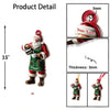 Joycorners Custom Name Santa Bartender Ornament, Home Decor Christmas Gift 2D Flat LM2211
