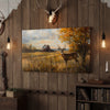 Joycorner Farm Barn Field Whitetail Deer Autumn Landscape Canvas
