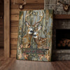 Joycorner Deer Couple Rustic Wood Forest Personalized Canvas