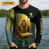 Joycorners Sasquatch Doesn't Need A Fish Story Funny Fishing Shirt SPF Shirt For Men, Funny Fishing Shirt, Fishing Shirts For Men