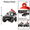 Joycorners Custom Name Jeep Ornament, Jeep Lover Christmas Gift 2D Flat LM2111