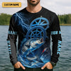 Joycorners We Came We Saw We Conquered, Casting Fish, SPF Shirt, Custom Fishing Shirt, Men Long Sleeve Shirt
