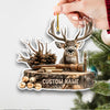 Joycorners Personalized Deer Hunting Ornament – Unique Christmas Gift for Hunters & Outdoorsmen MT1111